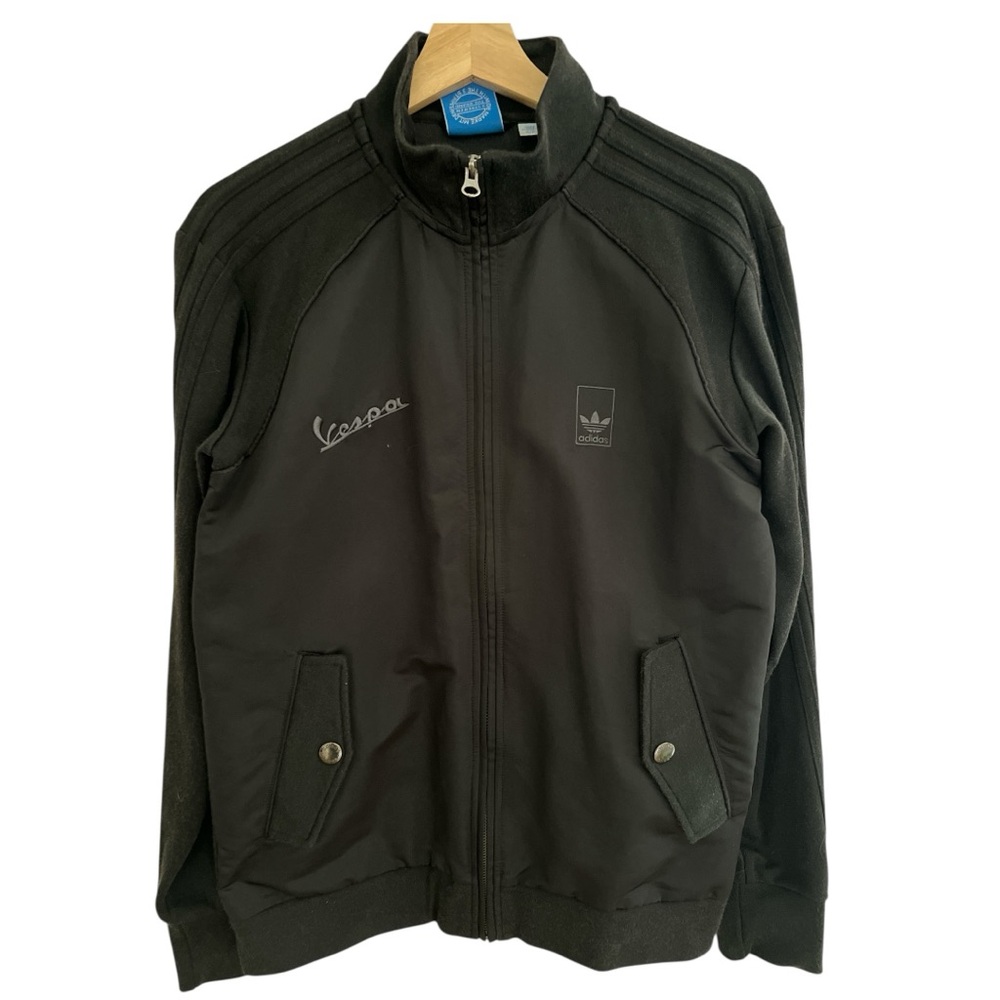 Vespa x Adidas Men's Black Track Jacket